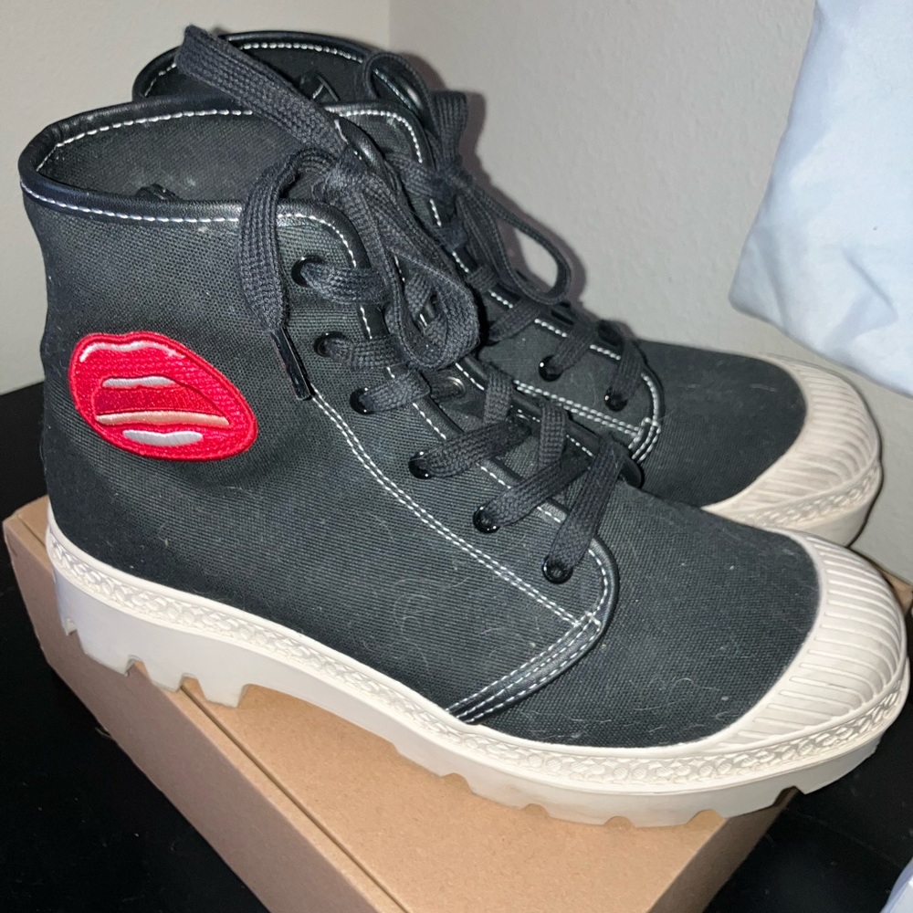 Coach x Tom Wesselman Ankle Combat Boots Size 10 Women’s